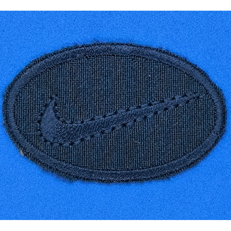 Аплікація для одягу спортивна синя. знак Nike.
