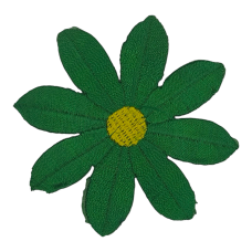 Аплікація для одягу. Квітка зелена.