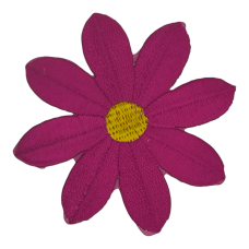 Аплікація для одягу. Квітка малинова.
