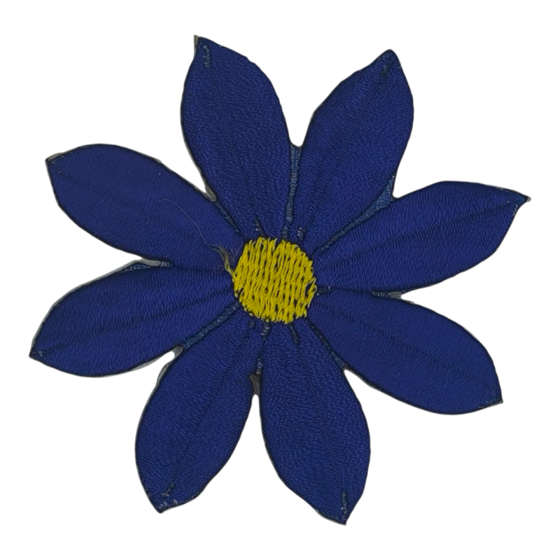 Аплікація для одягу. Квітка синій. Аплікація для одягу. Квітка синій.