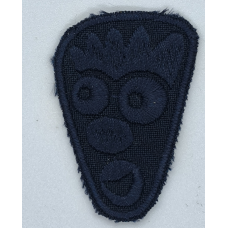 Аплікація для одягу спортивна синя, мордочка маленька.