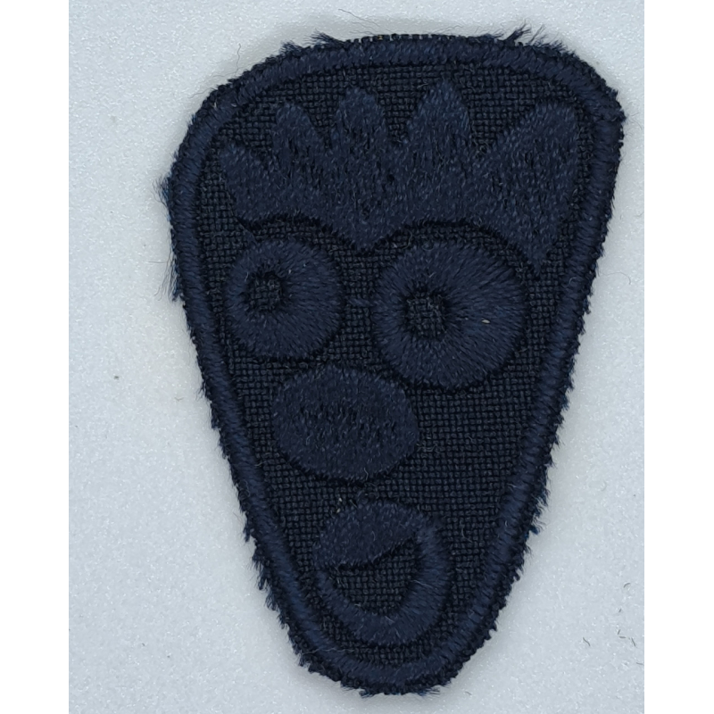 Аплікація для одягу спортивна синя, мордочка маленька.