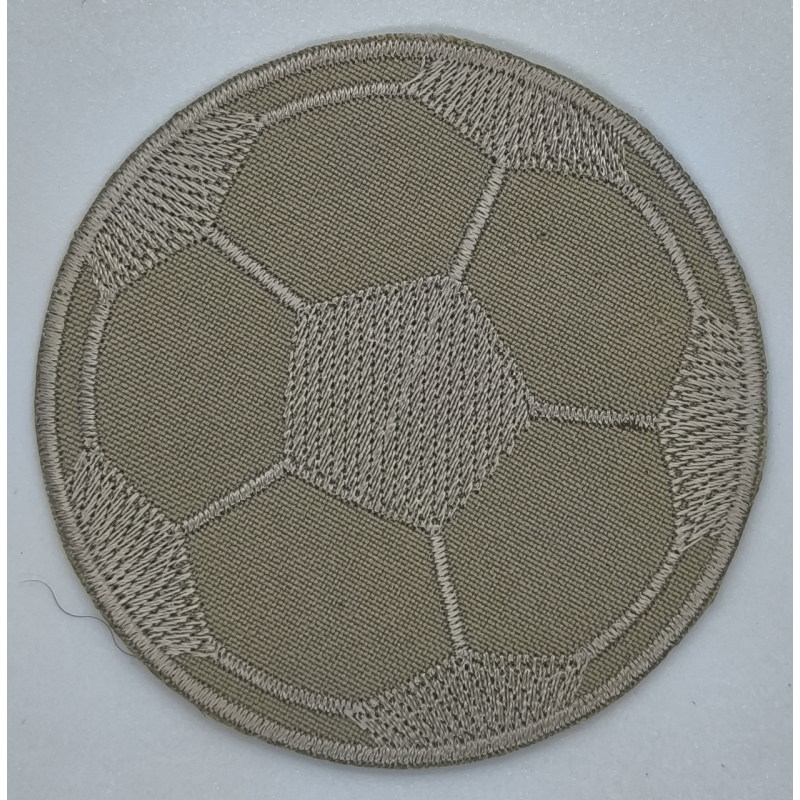 Аплікація для одягу великої Футбольний м“яч, бежевий.