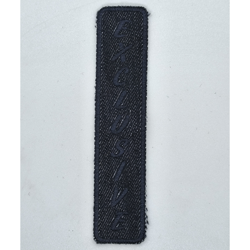 Аплікація для одягу джинсова Exclusive.