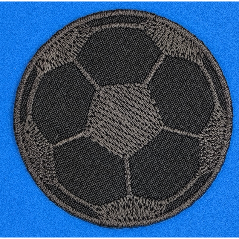 Аплікація для одягу, коричнева. Футбольний м“яч.