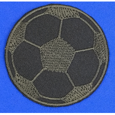 Аплікація для одягу, хакі. Футбольний м“яч.