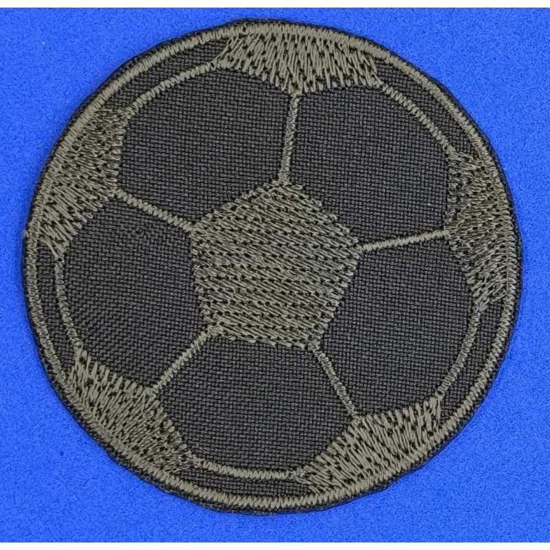 Аплікація для одягу, хакі. Футбольний м“яч.