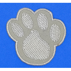 Аплікація для одягу, лапка бежева