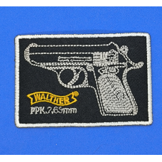 Аплікація для одягу чорна. Вальтер