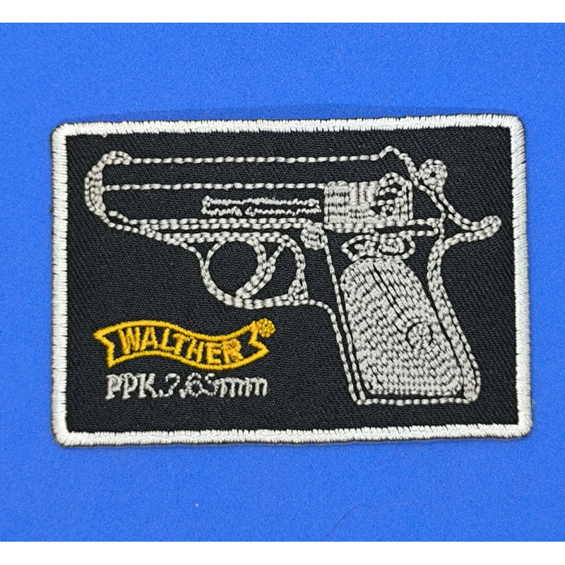 Аплікація для одягу чорна. Вальтер