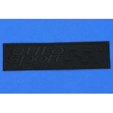 Аплікація для одягу чорна. Euro sport