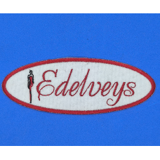 Аплікація для одягу синя. Edelveys