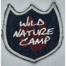 Аплікація для одягу. Wild nature camp