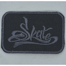 Аплікація для одягу сіра. Skate