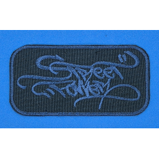 Аплікація для одягу синя. Street.