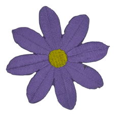 Аплікація для одягу бузкова. Квітка бузкова.