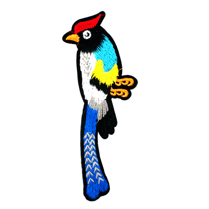 Аплікація для одягу . Дятел. Аплікація для одягу . Дятел.