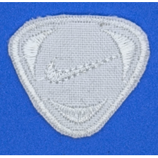 Аплікація для одягу спортивна біла Nike маленька.