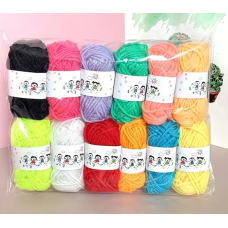 Набір акрилової пряжі 12