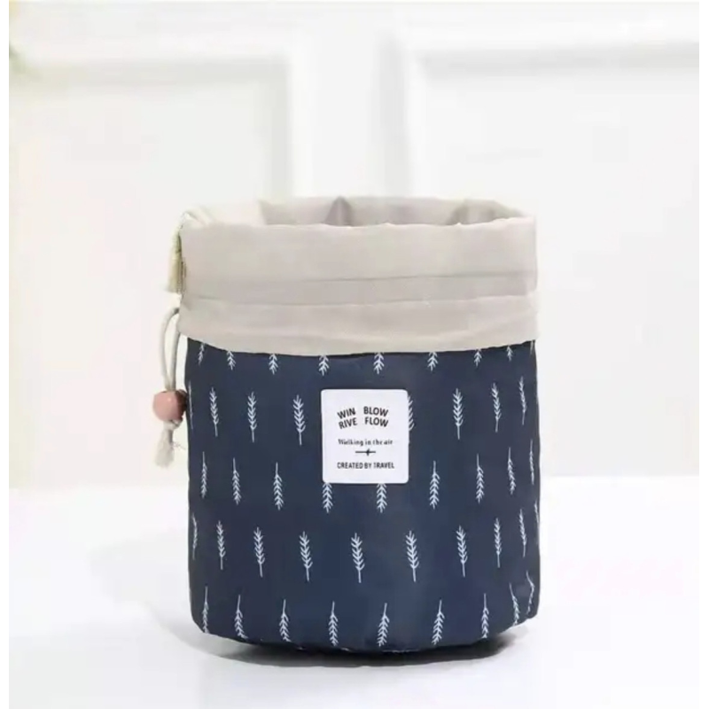 Косметичка мішок, синя. Косметичка мішок, синя.