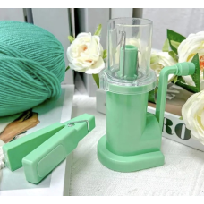 Пристрій для плетіння шнурів. М“ятного кольору.