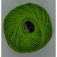 Пряжа бавовняна Ірис. Салатовий.
