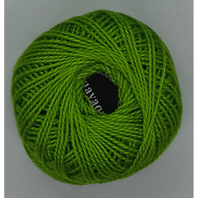 Пряжа бавовняна Ірис. Салатовий. Пряжа бавовняна Ірис. Салатовий.