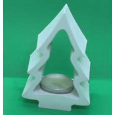 Підсвічник гіпсовий без покриття, Ялинка