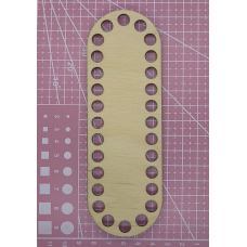 Денце для кошика, сумки з фанери. Еліпс.