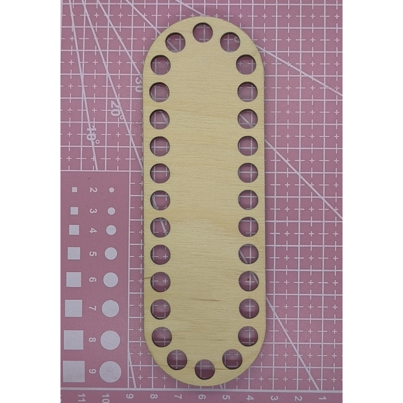 Денце для кошика, сумки з фанери. Еліпс.