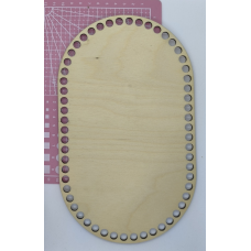 Денце для кошика, сумки з фанери. Еліпс.