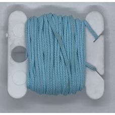 Шнур 1 мм увіщений блакитний