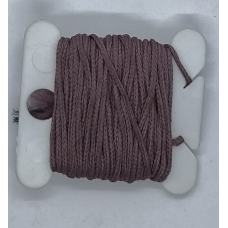 Шнур 1 мм вощений лілово-бежевий