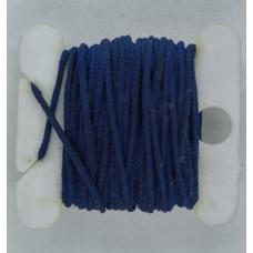 Шнур 1 мм увіщений синій