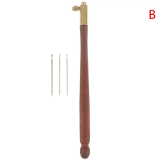 Люневільський гачок із голками. Коричневий.