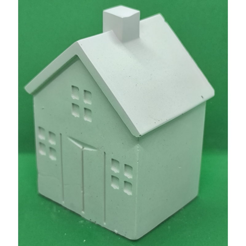 Гіпсова фігурка для розмальовування. Будиночок 1 поверх