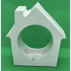 Підсвічник гіпсовий без покриття, Будиночок