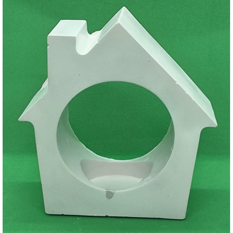 Підсвічник гіпсовий без покриття, Будиночок