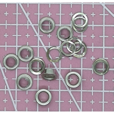 Люверси 5 мм сріблясті 10 шт.