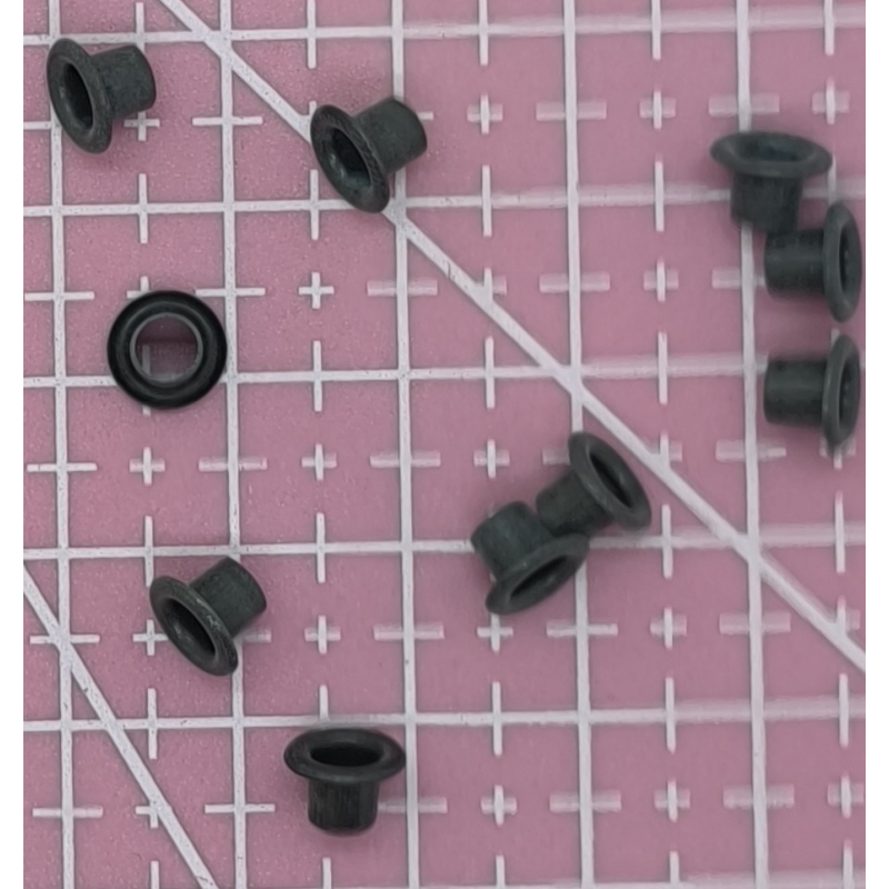 Люверси 4 мм чорні 10 шт.