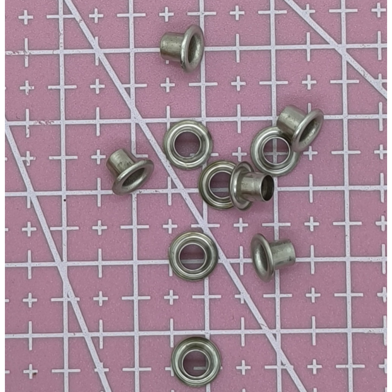 Люверси 4 мм нікель 10 шт.