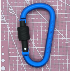 Карабін металевий синій.