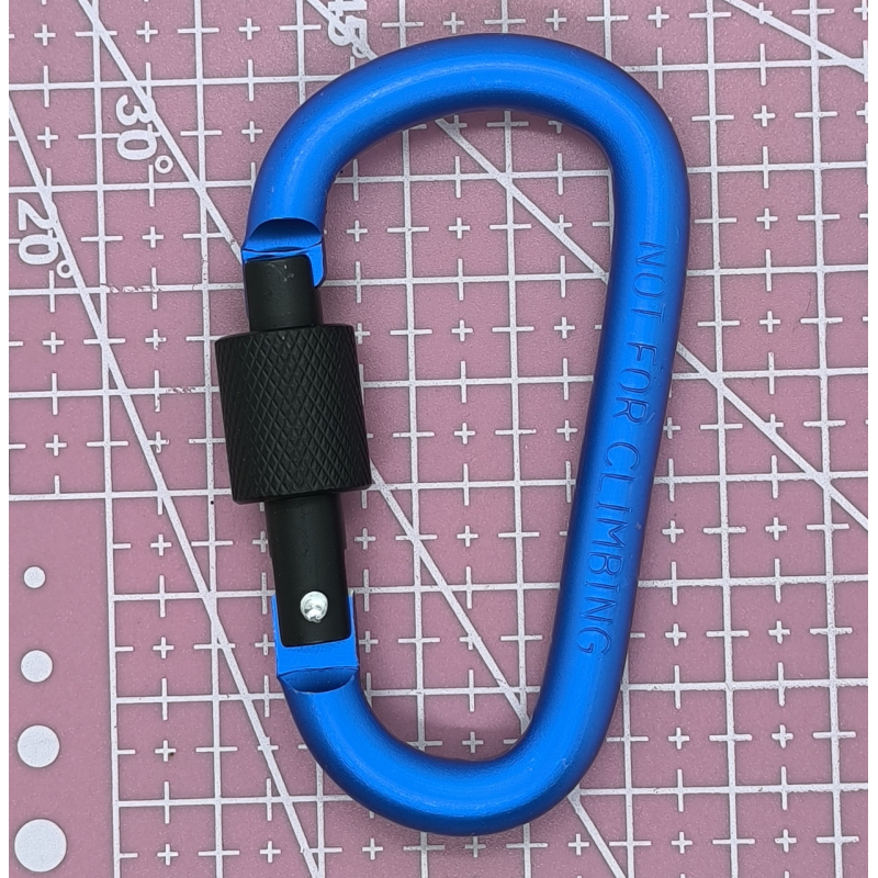 Карабін металевий синій. Карабін металевий синій.