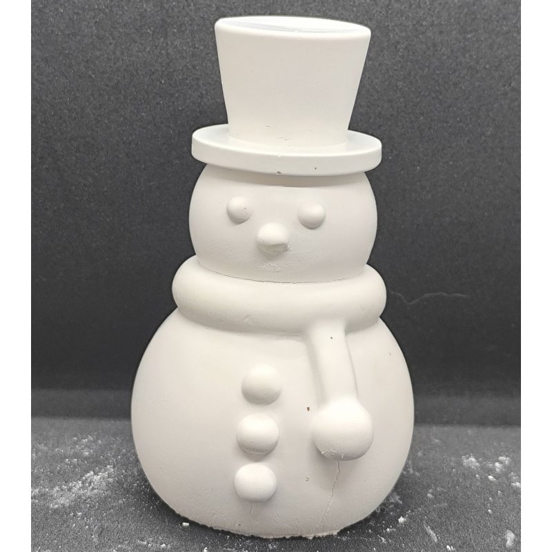 Гіпсова фігурка для розмальовування. Сніговик.