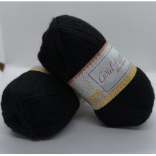 Пряжа шерсть чорна