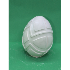 Гіпсова фігурка для розмальовування. Яйце з ромбиками.