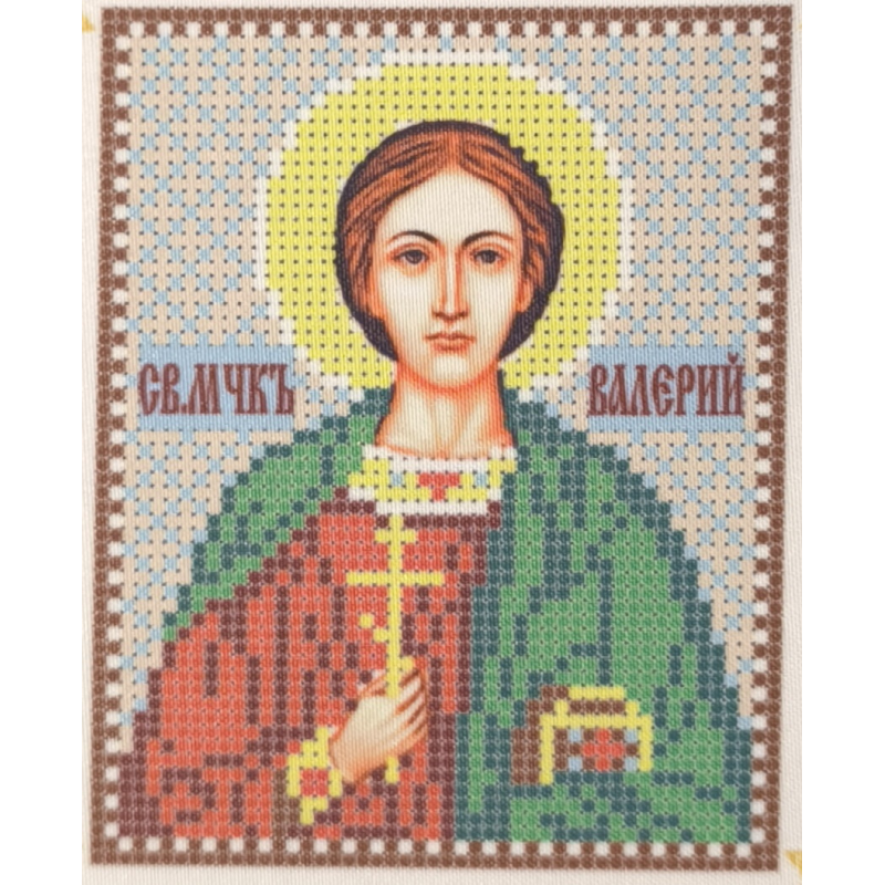 Схема для вишивання бісером ікони. Святова Валерія