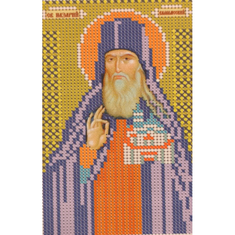 Схема для вишивання бісером ікони. Свято Назарій