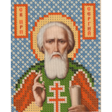 Схема для вишивання бісером ікони. Святова Сергій