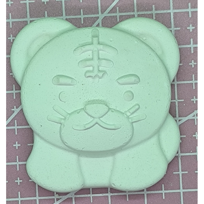 Гіпсова фігурка (барильєф) для розмальовування. Тигреня.